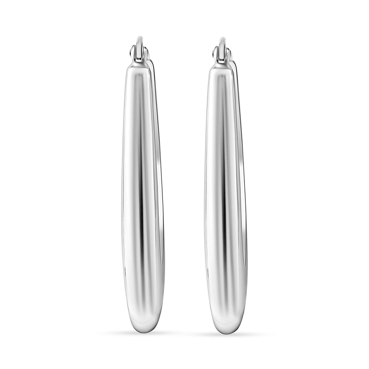 Thai Silver Hoop Earring with Clasp, Silver Wt. 6.50 Gms.