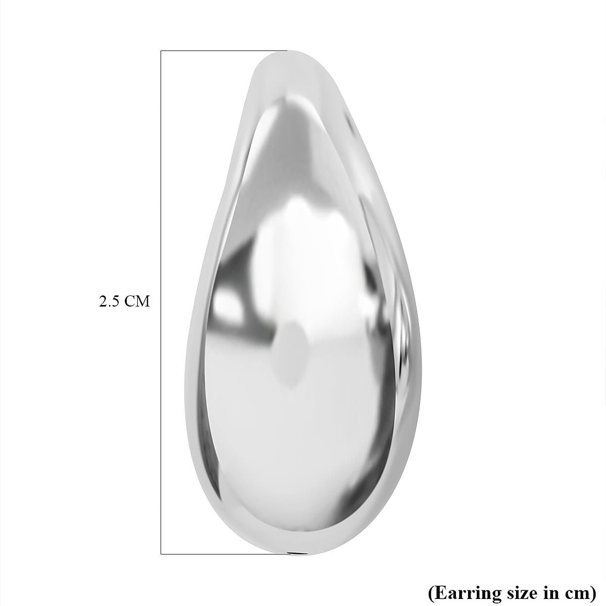 JCK Vegas Close Out - Sterling Silver Chunky Dome Earrings, Silver Wt. 6.5 Gms