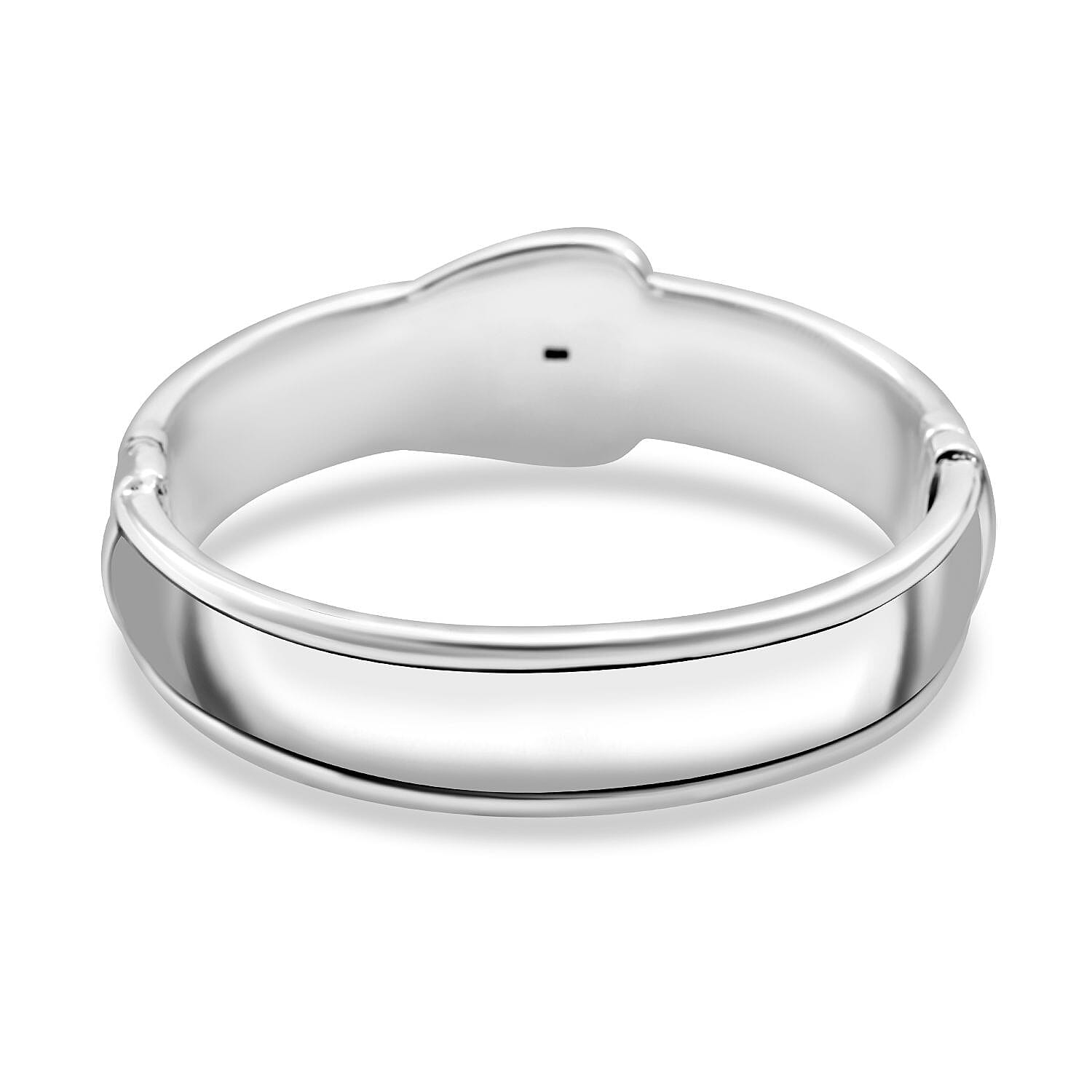 Sterling Silver Belt Buckle Bangle (Size - 7.5), Silver Wt. 33.50 Gms