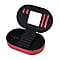 Leatherette Oval Shape Jewellery Organiser with Black Velvet Lining