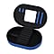 Leatherette Oval Shape Jewellery Organiser with Black Velvet Lining