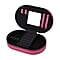 Leatherette Oval Shape Jewellery Organiser with Black Velvet Lining