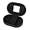Leatherette Oval Shape Jewellery Organiser with Black Velvet Lining