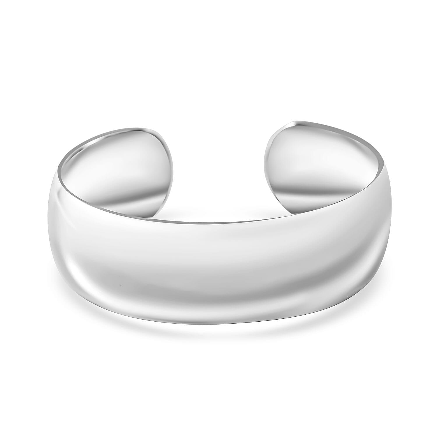 Vicenza Find - Sterling Silver Bangle (Size 7.5 Inch) Silver Wt. 24.00 Gms.