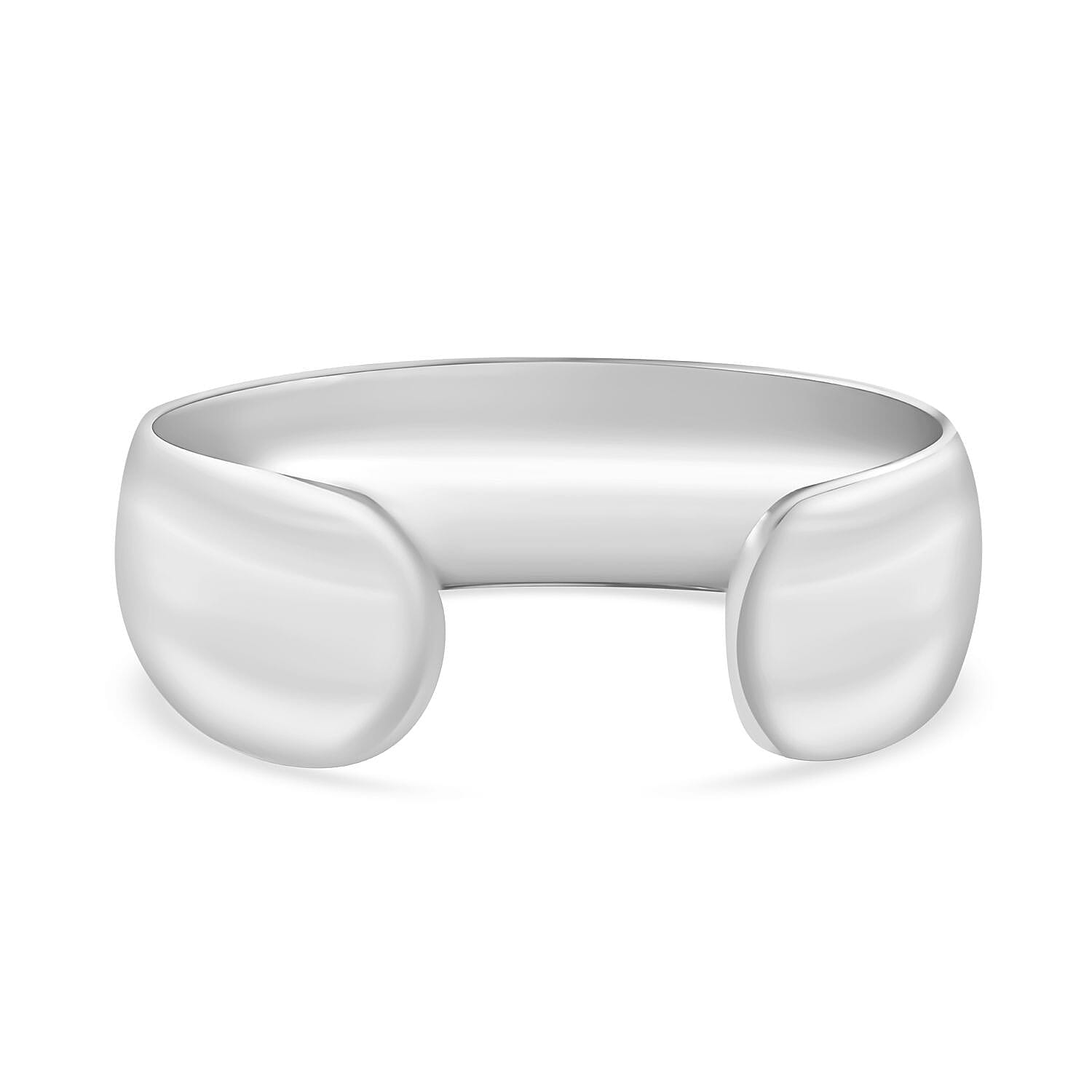 Vicenza Find - Sterling Silver Bangle (Size 7.5 Inch) Silver Wt. 24.00 Gms.