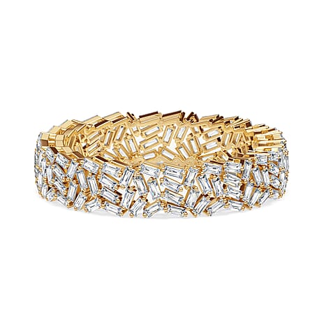 Designer Inspired Close Out- Firecracker 9K Yellow Gold Diamond Band Ring 1.00 Ct