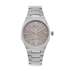 GENOA TIME V2 Japanese Movement Blue Dial 3ATM WR Watch with Stainless Steel Strap