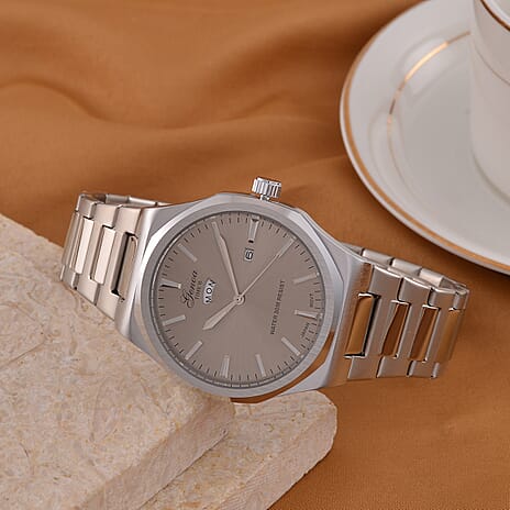 Designer Inspired - Genoa Seiko AL33 Japanese Movement Watch  - Grey Dial