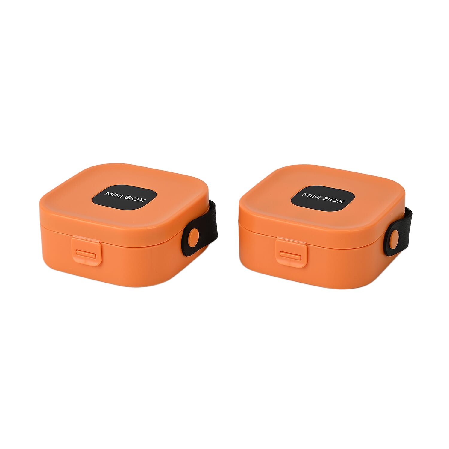 Set of 2 - Solid Jewellery Boxes - Orange & Green