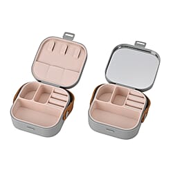 Set of 2 - Solid Jewellery Box - Green