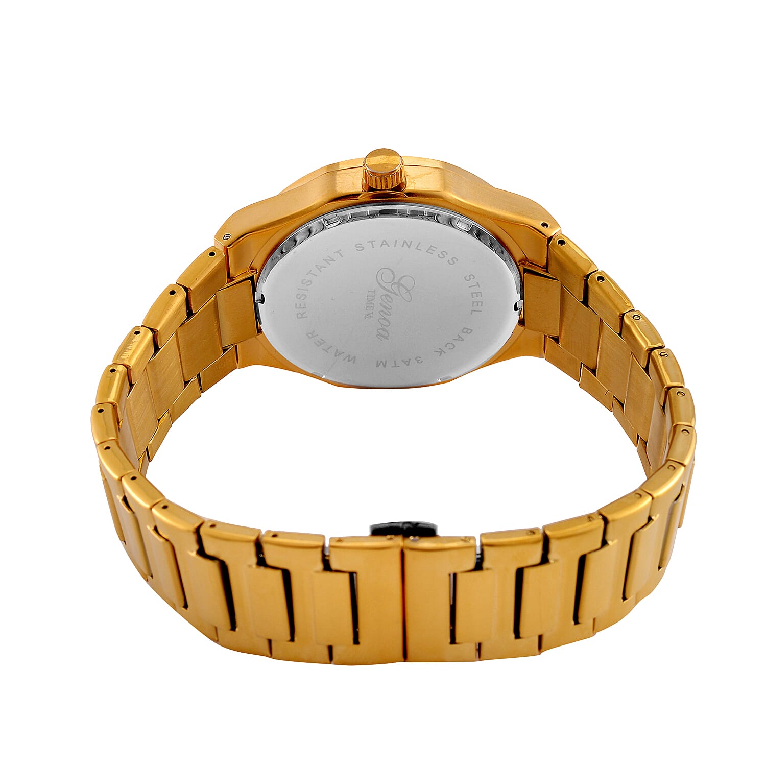 Designer Inspired - Genoa Seiko AL33 Japanese Movement Watch  - Black Dial