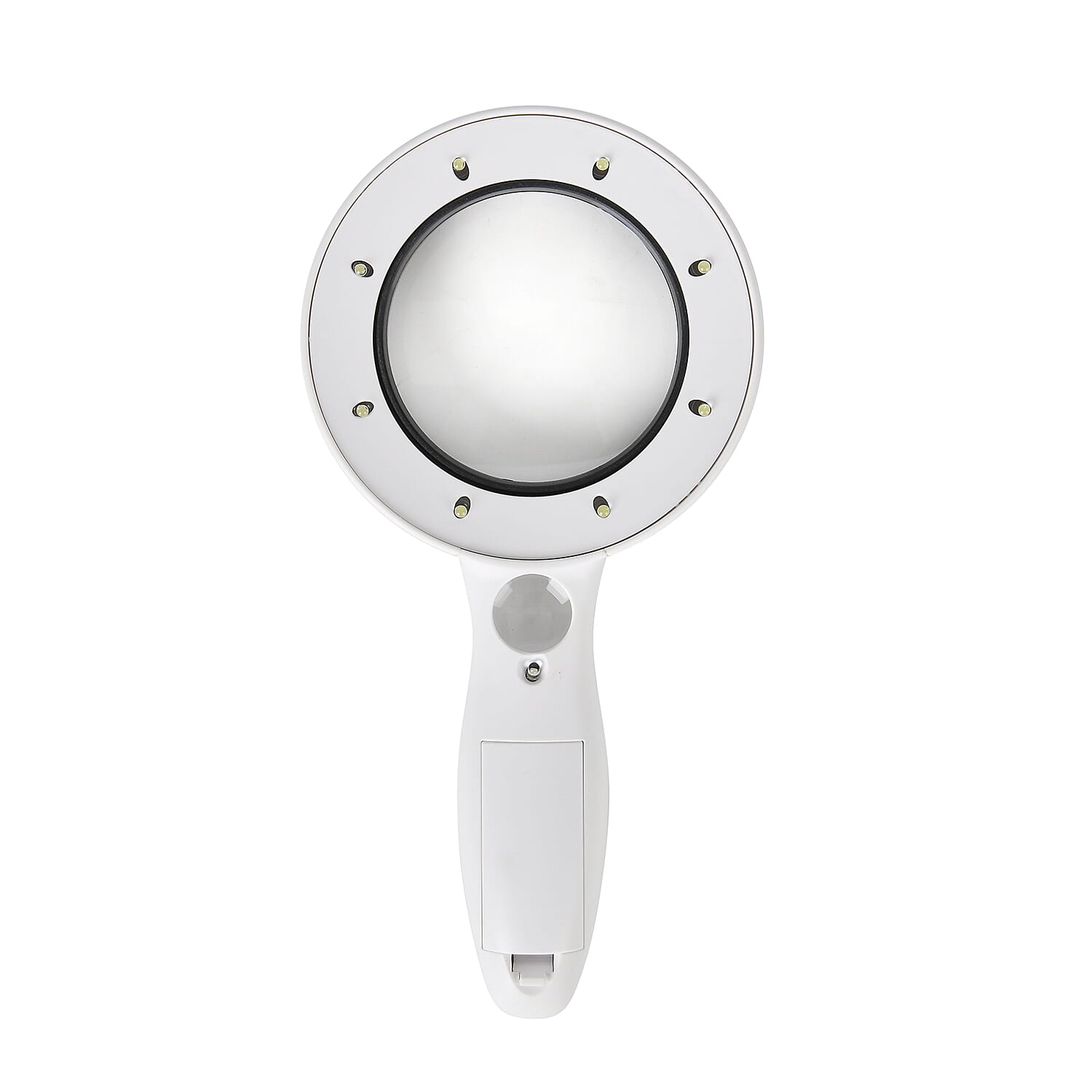 LED Handheld Interchangeable Magnifying Glass (3 x AAA Battery not inc.) - White
