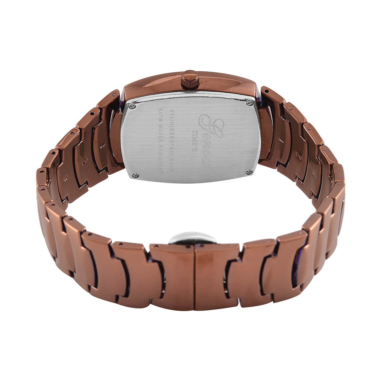 Designer Inspired Closeout Deal  - GENOA Japanese Movement Watch in Stainless Steel - Bronze