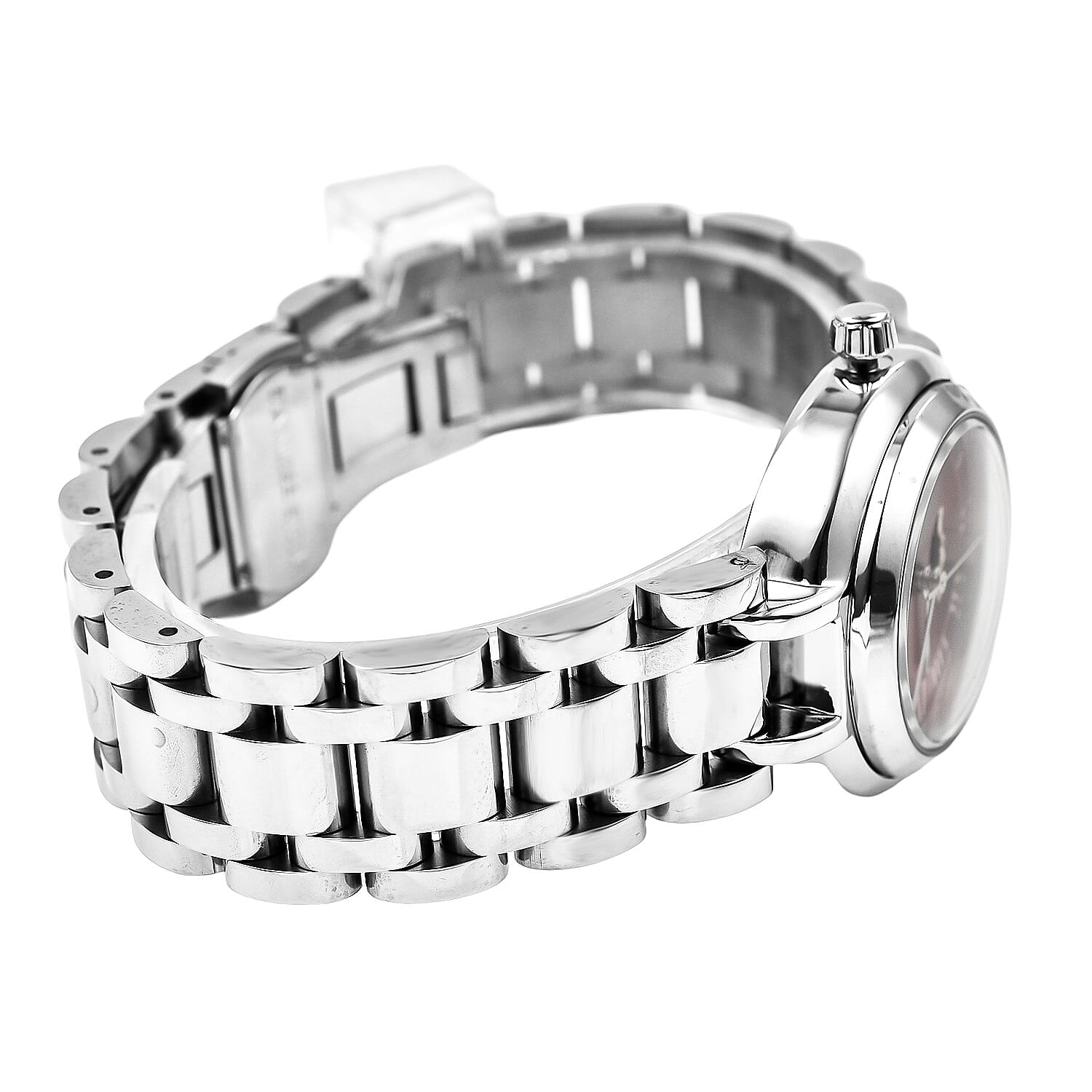 Designer Inspired Closeout Deal  - GENOA Japan Movement Watch in Stainless Steel