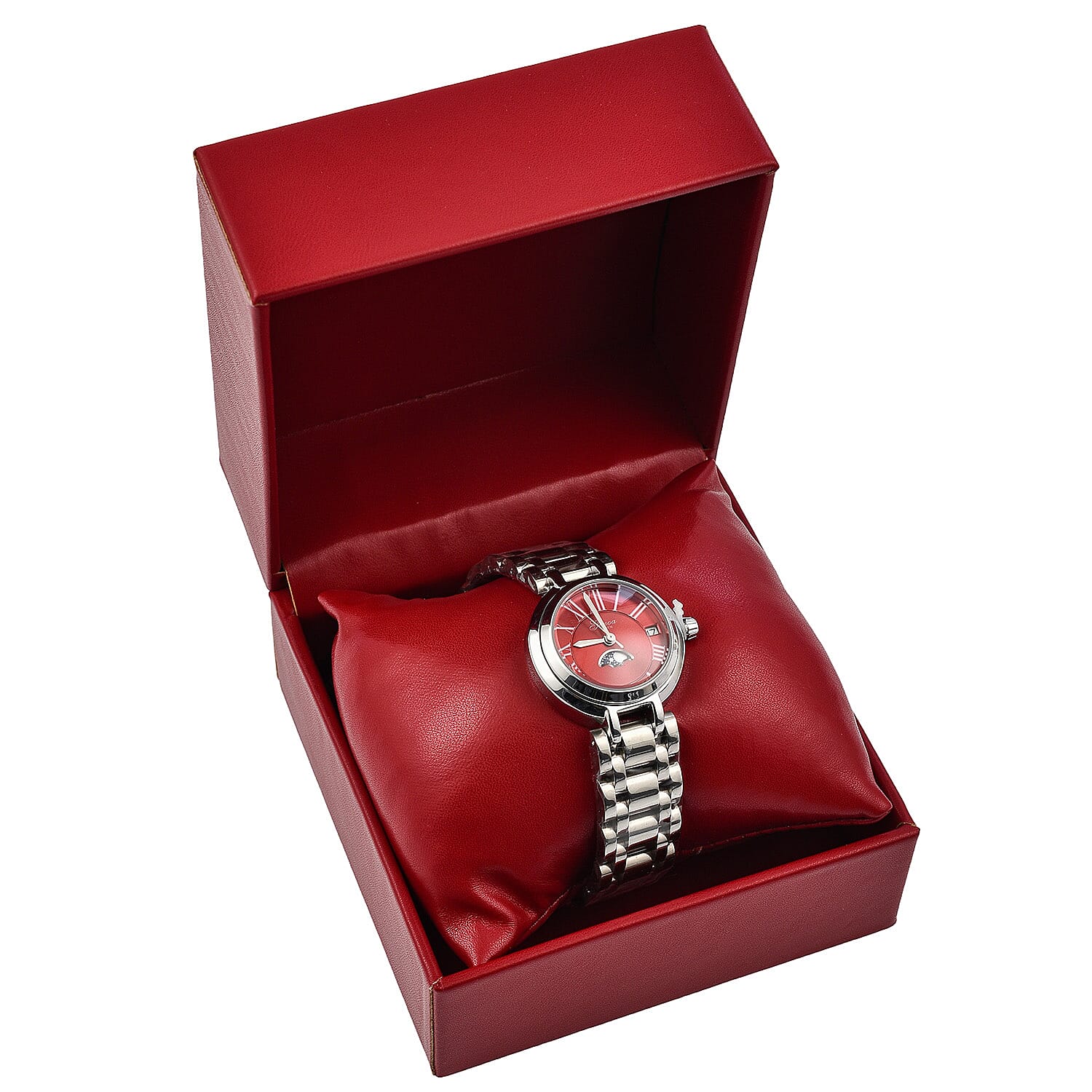 Designer Inspired Closeout Deal  - GENOA Japan Movement Watch in Stainless Steel