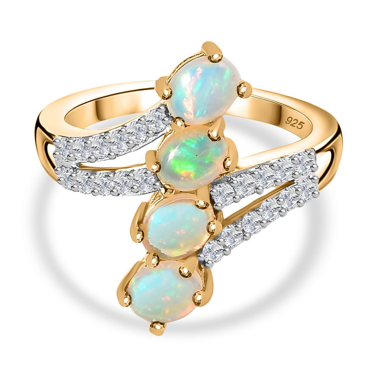 pomum double orion ring✴︎ gold free size 14kt Yellow Gold Diamond Ring by SIMSUM FINE JEWELRY at