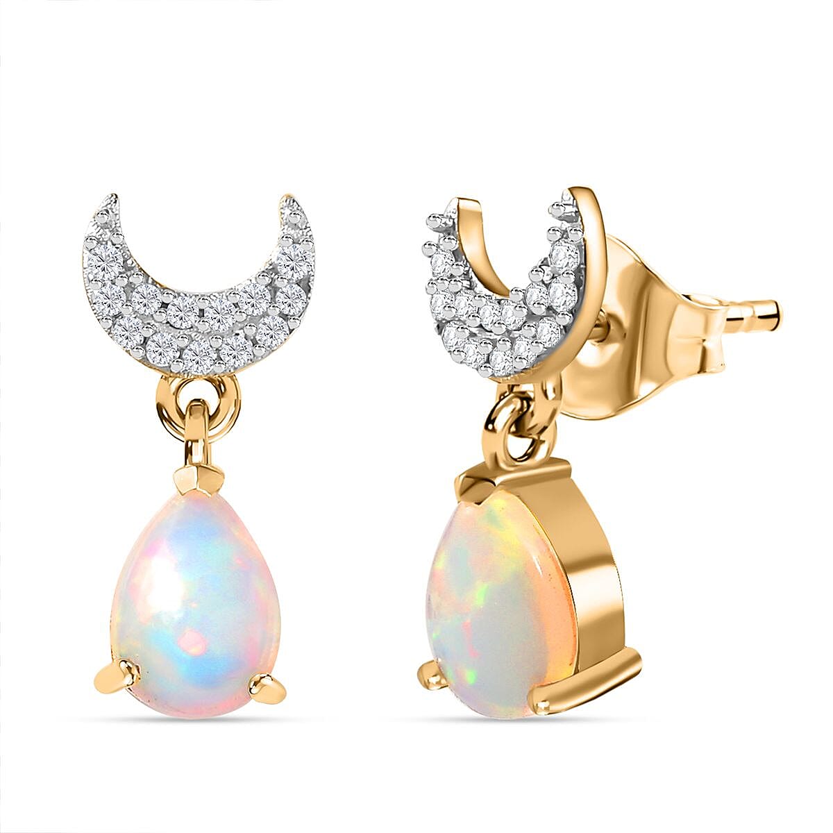 Ethiopian welo opal earrings discount