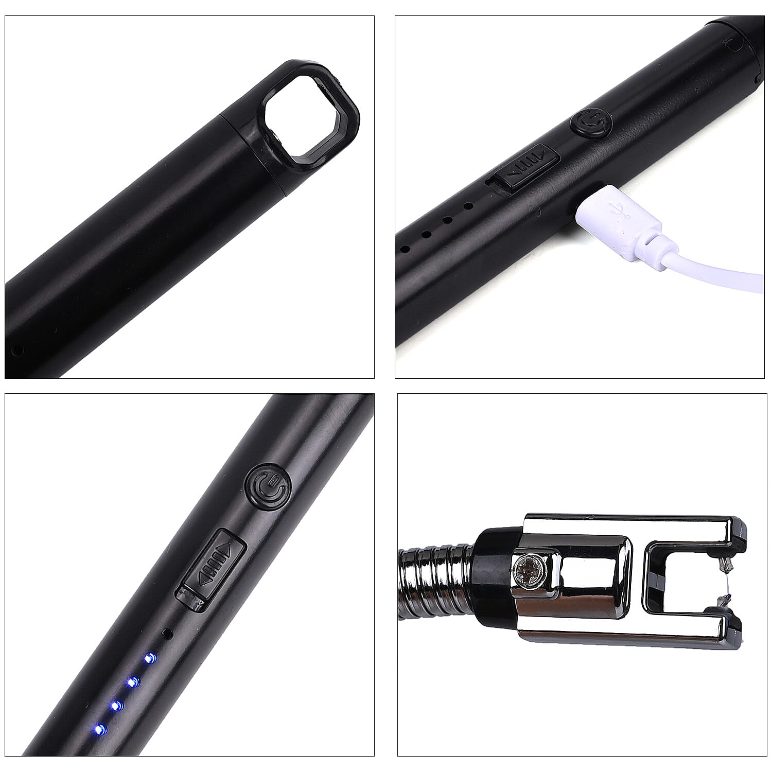 Set of 2 Electronic Lighter with Android Charging Cable