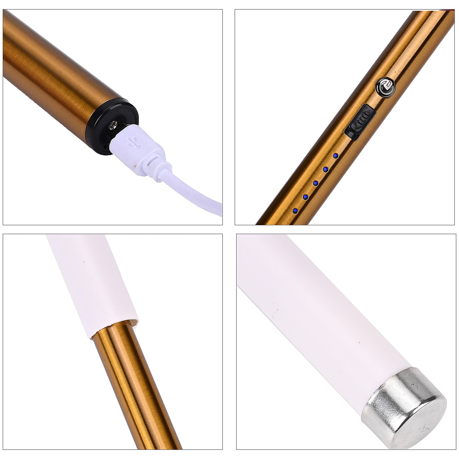 Extended Electric Lighter- Gold