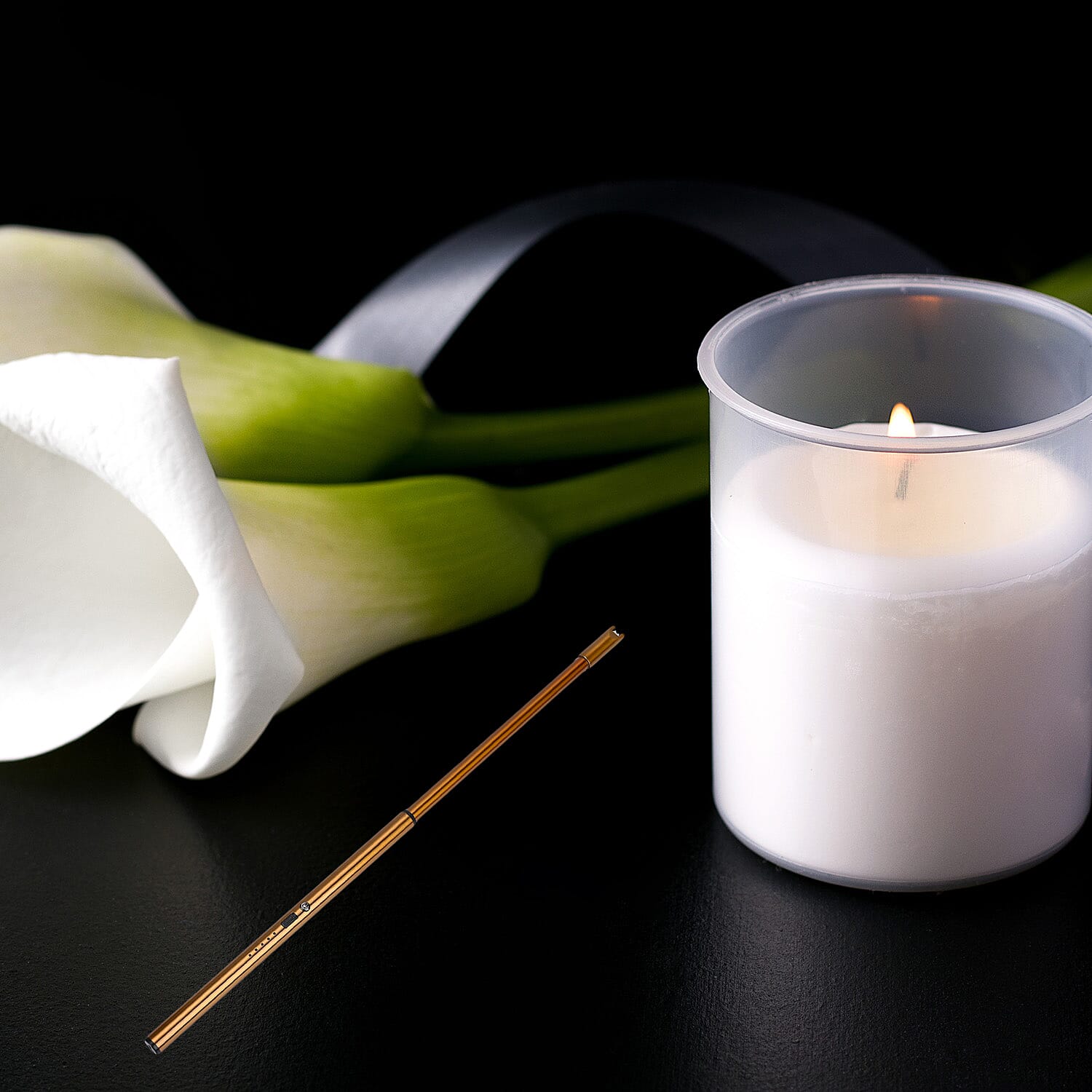 Extended Electric Lighter- Gold