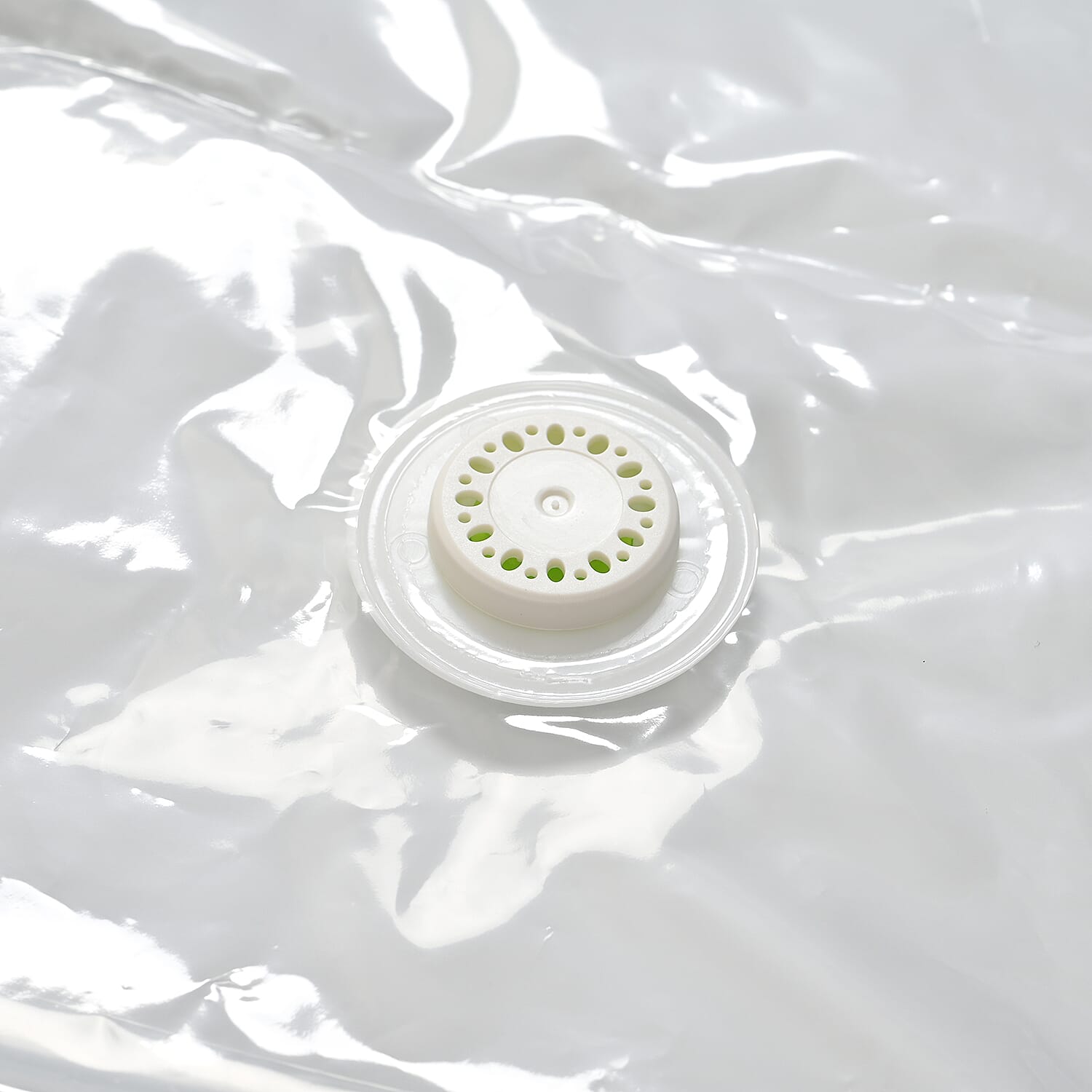 Set of 2 Hanging Vacuum Bag (Size 135x70x38 cm) - White - Transparent