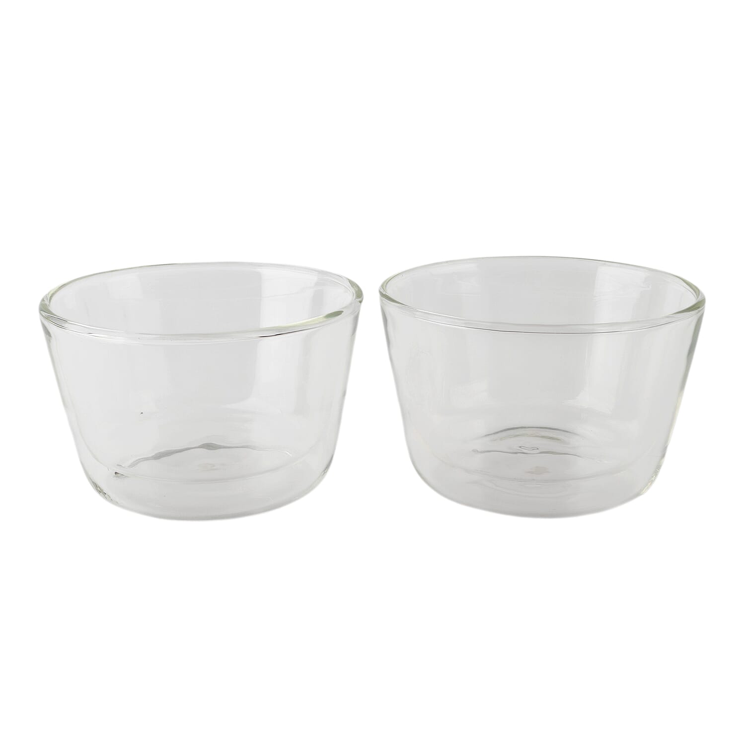 MasterPro Double Walled Borosilicate Mixing Bowls (Set of 2) - 510ml
