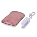 Electric Hot Water Bottle with Soft Plush Cover - Pink