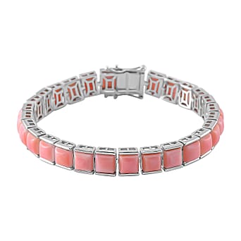 https://tjcuk.sirv.com/Products/78/0/7803845/Pink-Conch-Shell-Cluster-Bracelet-Size-7-in-Rhodium-Overlay-Sterling-S_7803845.jpg?w=342&h=342