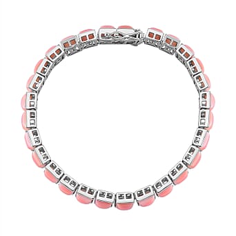 https://tjcuk.sirv.com/Products/78/0/7803845/Pink-Conch-Shell-Cluster-Bracelet-Size-7-in-Rhodium-Overlay-Sterling-S_7803845_3.jpg?w=342&h=342