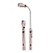 Set of 2 LED Flexible Magnetic Flashlight - Rose Gold
