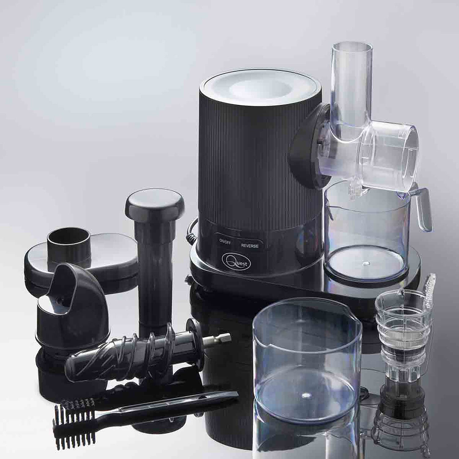 Quest Cold Press Style Slow Juicer - Black