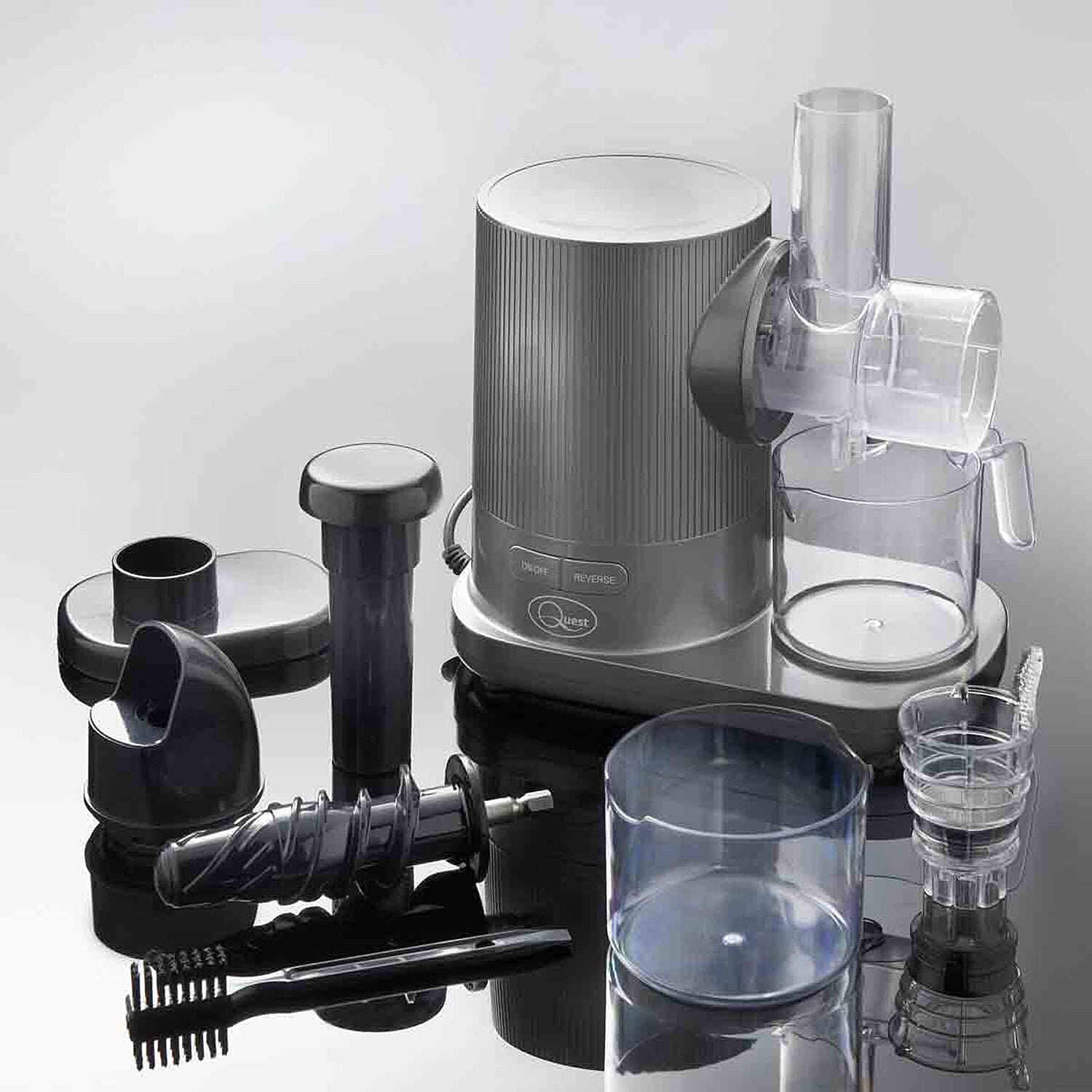 Quest Cold Press Style Slow Juicer - Grey