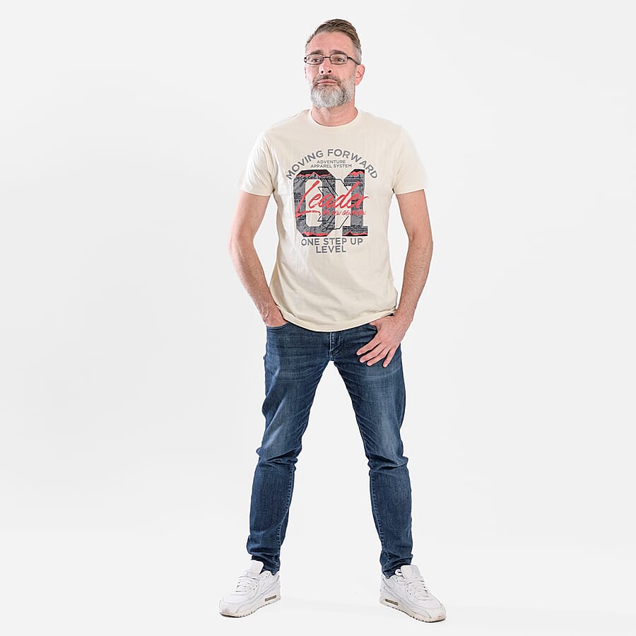 Mens 01 Printed Cotton T-Shirt