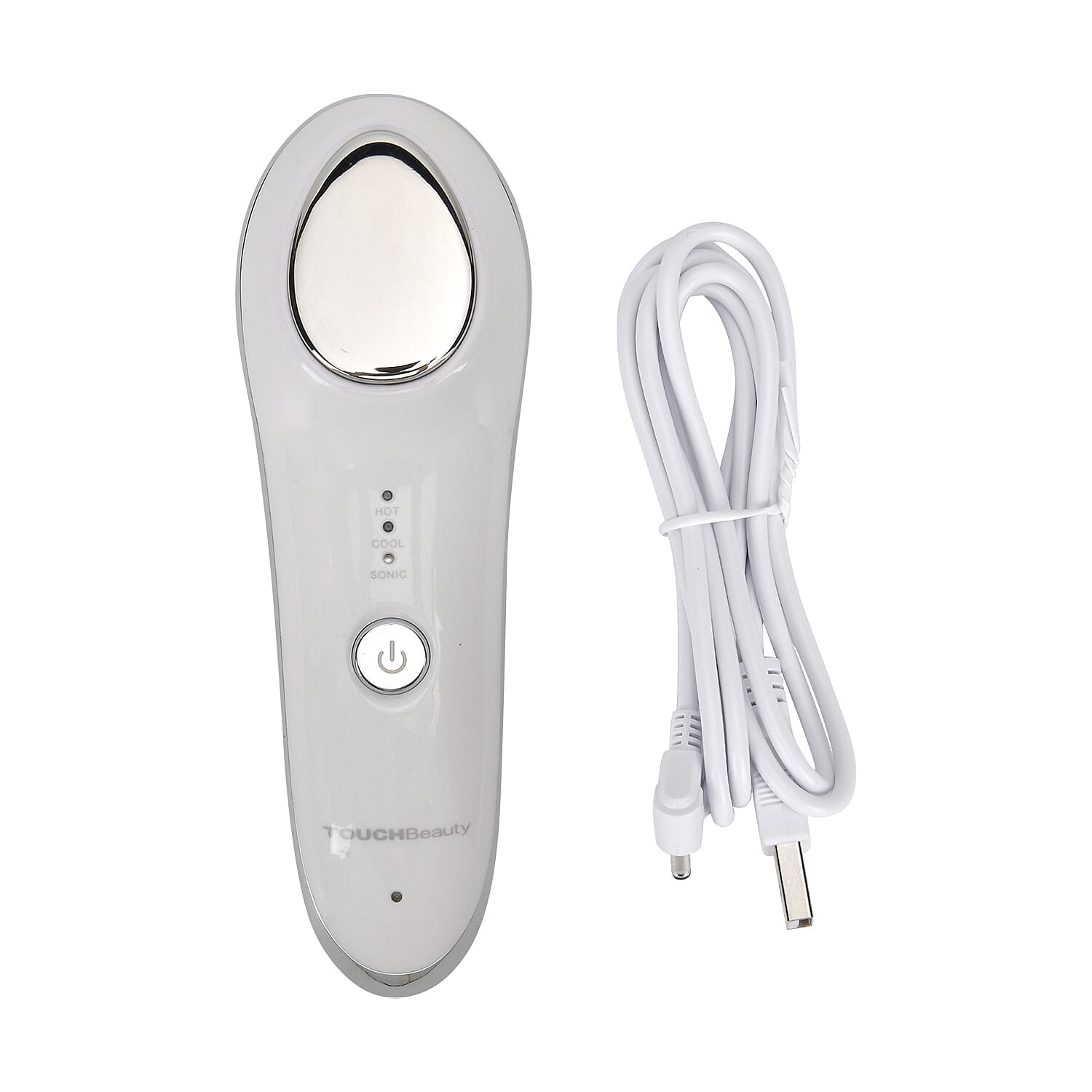 New launch- Touch Beauty Hot & Cold Skin Device (Battery 800mAh) - White