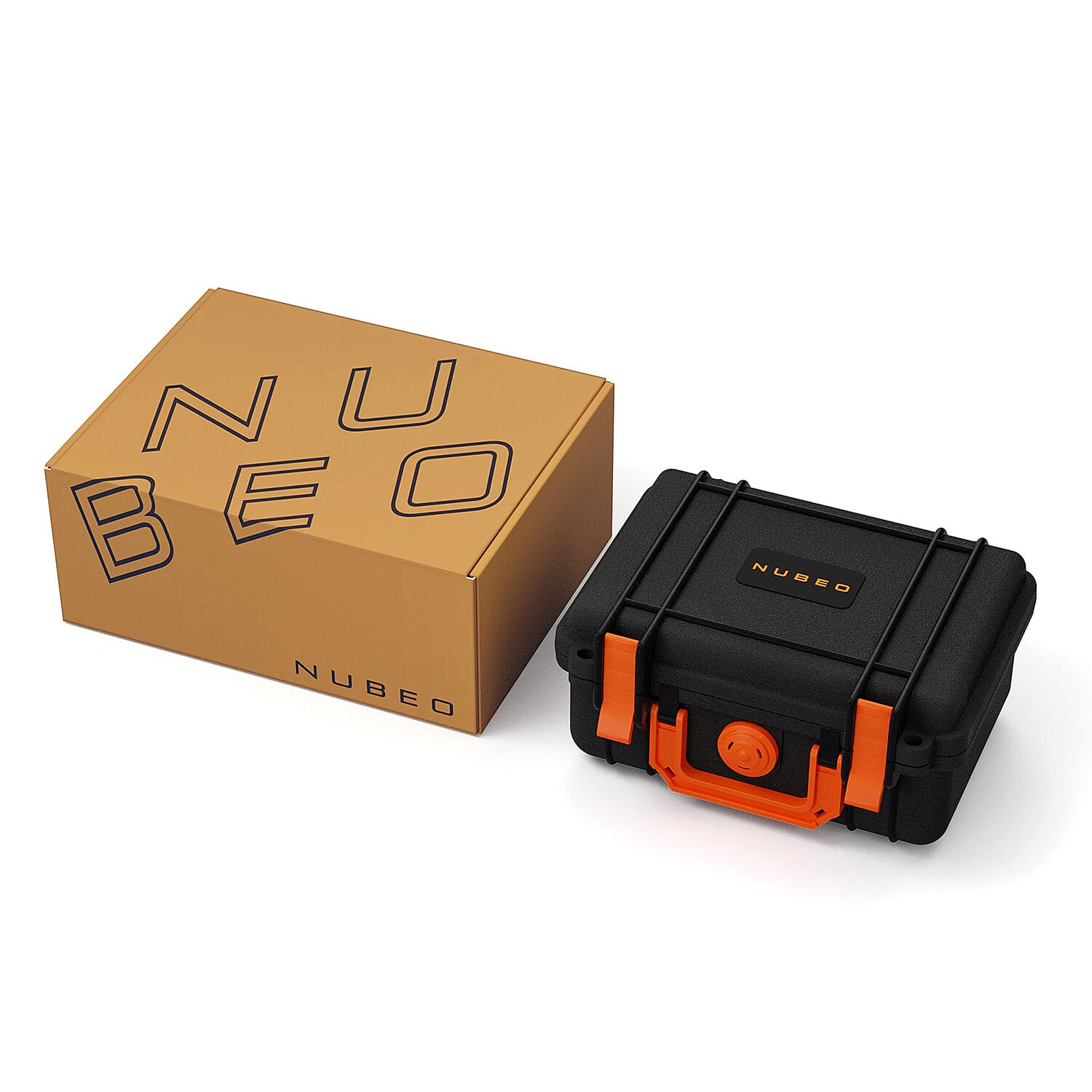  NUBEO Digital Mens Watch in Stainless Steel - Steel