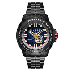 NUBEO Digital Mens Watch in Stainless Steel - Steel