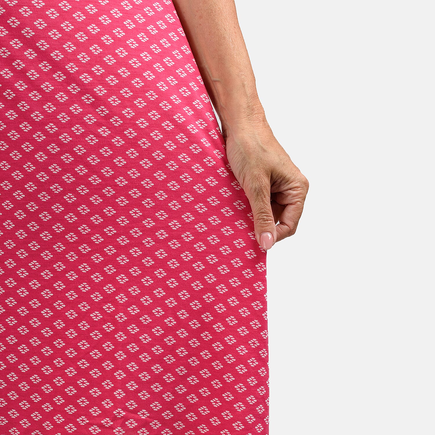 Sugar Crip Printed Jersey Dress - Jade