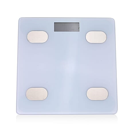 Body Weigh Scale with Bluetooth - Battery (2xAAA not incl.) - White