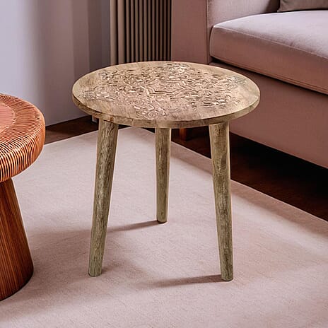 Table (Size - One Size) - Natural & Grey