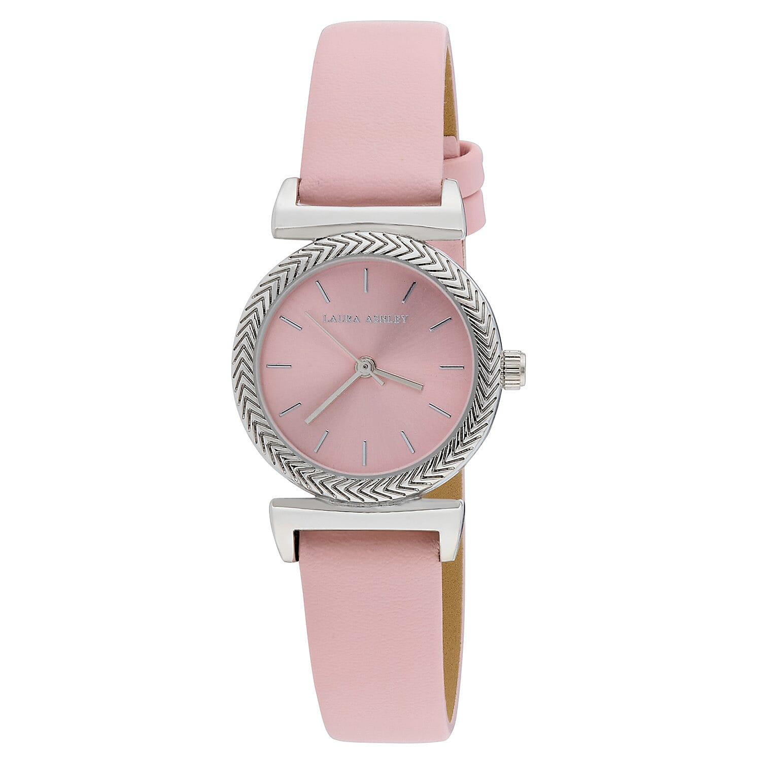 Laura Ashley Digital Ladies Watch in PU - Pink