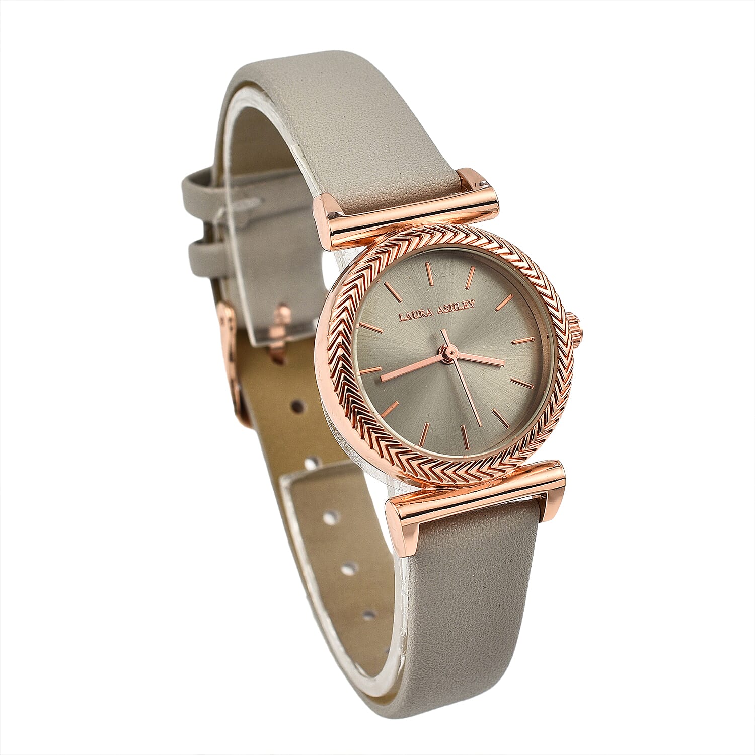 Laura Ashley Digital Ladies Watch in PU - Pink