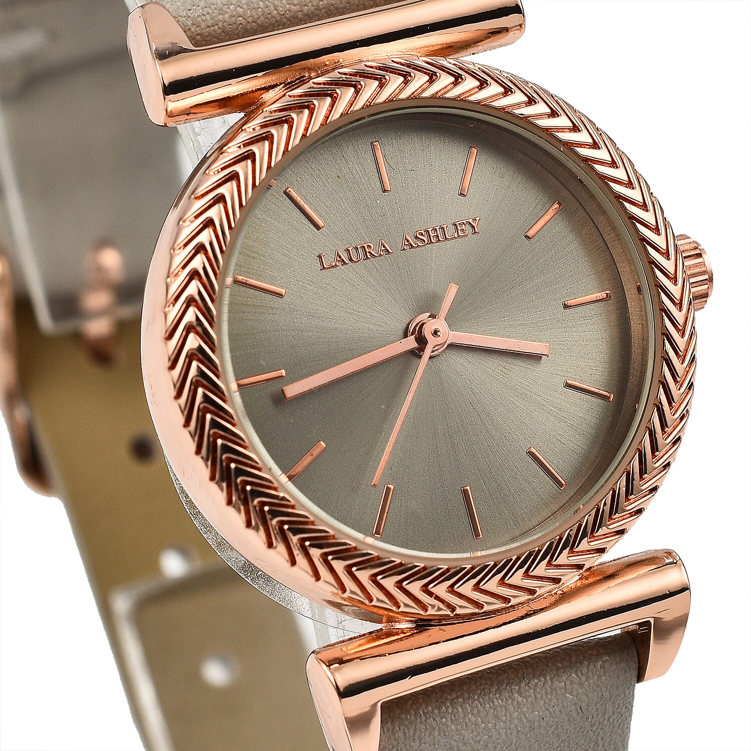 Laura Ashley Digital Ladies Watch in PU - Pink