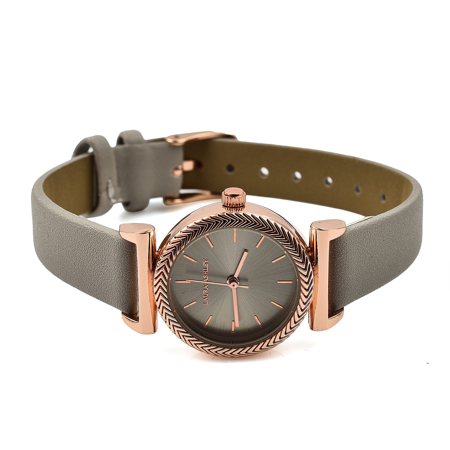 Laura Ashley Digital Ladies Watch in PU - Pink