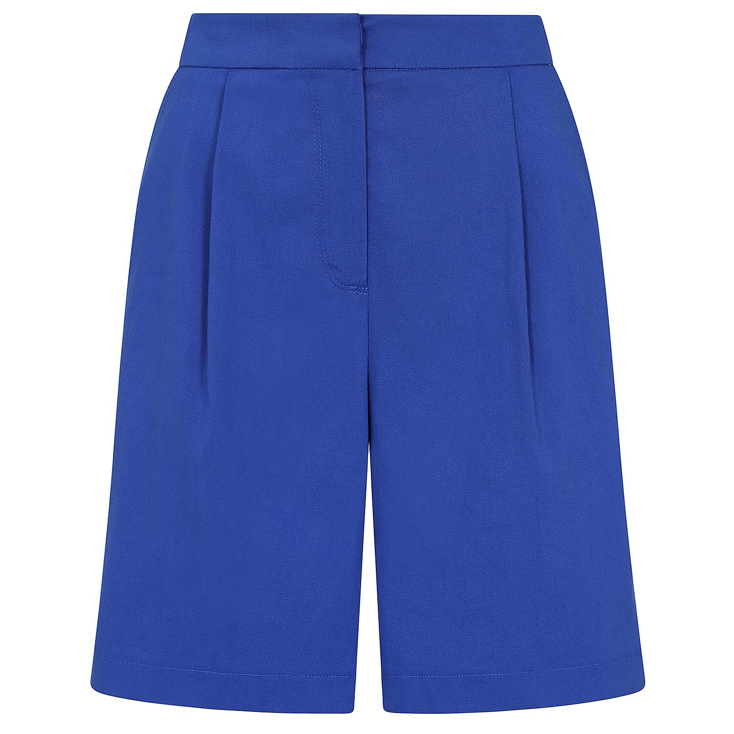 Emreco Tailored Stretch Bengaline Smart Short - Blue