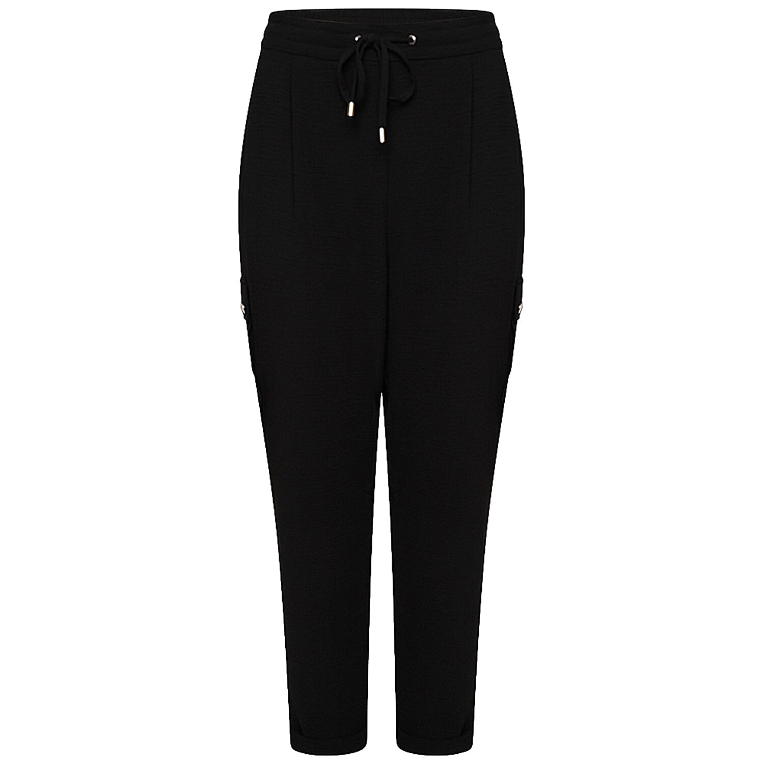  Emreco Tie Waist Utility Style Trouser - Khaki