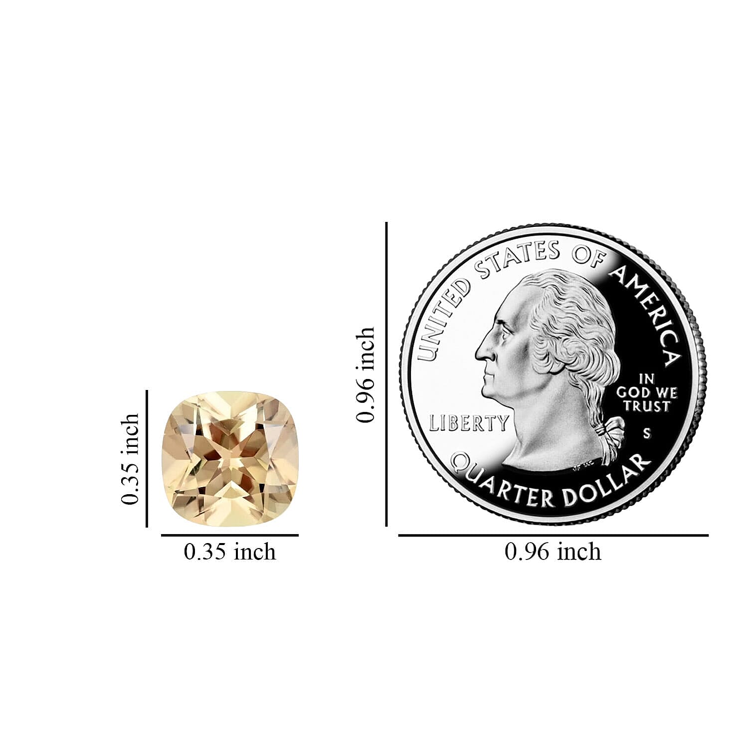 Turkizite Cushion 9 mm