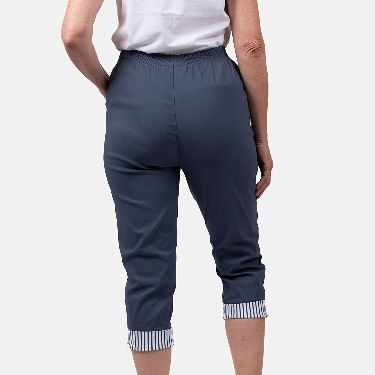 Pure and Natural Woven Trouser - Olive