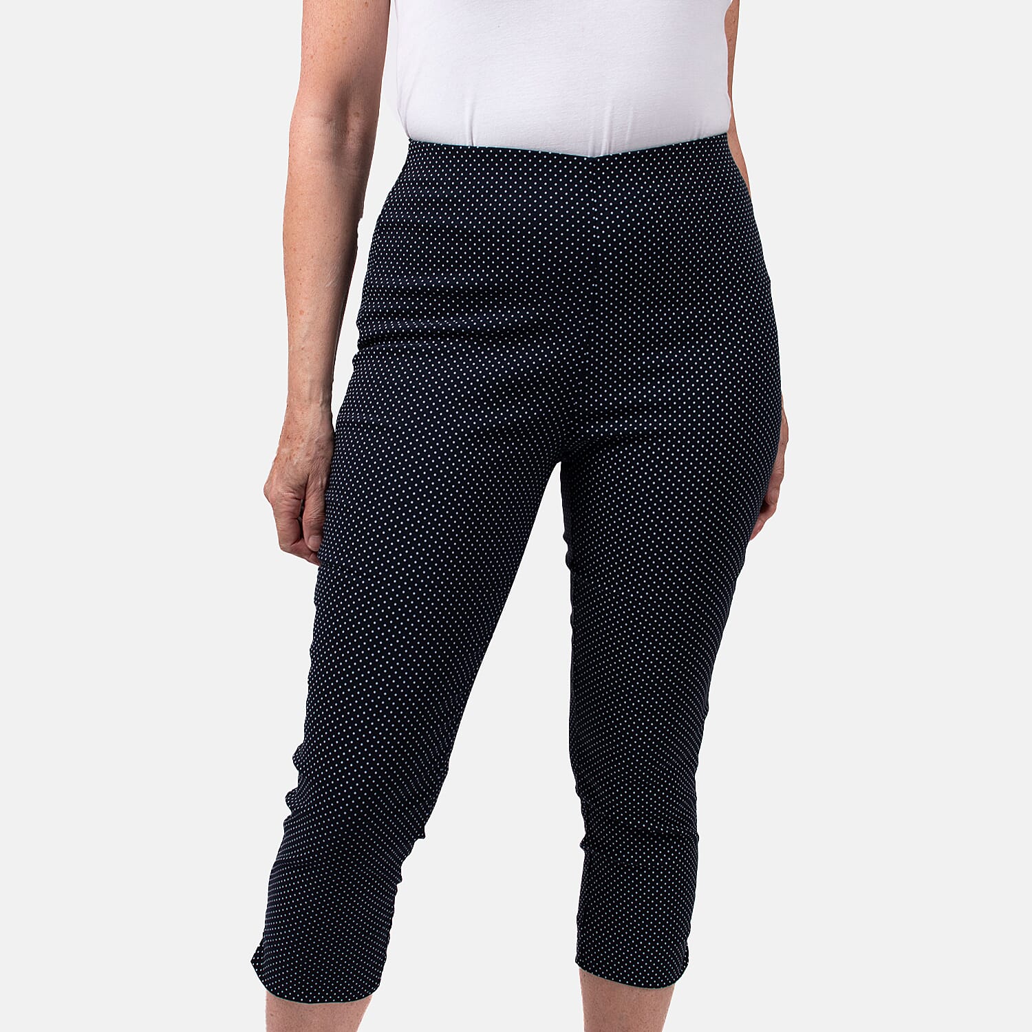 Pure and Natural Woven Trouser (Size 10) - Navy