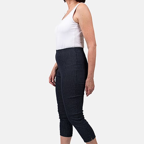 Pure and Natural Woven Trouser (Size 10) - Navy