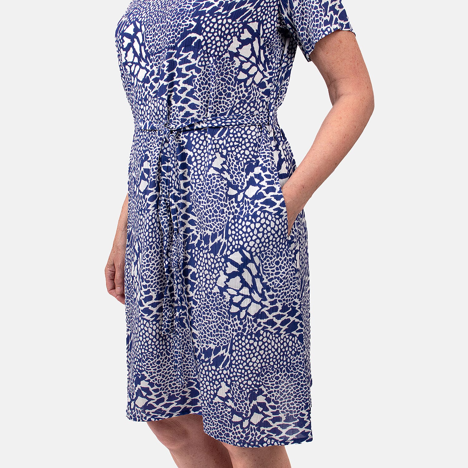  Pure and Natural Woven Dress - Black